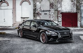 Side Skirts Diffusers Lexus LS Long Wheelbase Mk4 Facelift-thumb-4