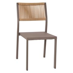 ΚΑΡΕΚΛΑ ΑΛΟΥΜΙΝΙΟΥ ΣΑΜΠΑΝΙ ΜΕ RATTAN & TEXTLINE HM5921.03 46x55,5x83 εκ., 1 Τεμάχιο