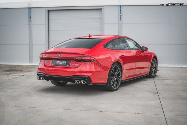 Rear Valance + Exhaust Ends Imitation Audi A7 C8 S-Line