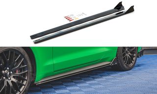 Side Skirts Diffusers + Flaps Ford Mustang GT Mk6 Facelift