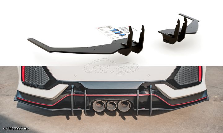 Racing Durability Rear Valance V.2 Honda Civic X Type R