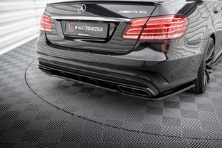 Πίσω Splitter (με κάθετους στύλους) Mercedes-Benz E63 AMG Sedan W212 Facelift