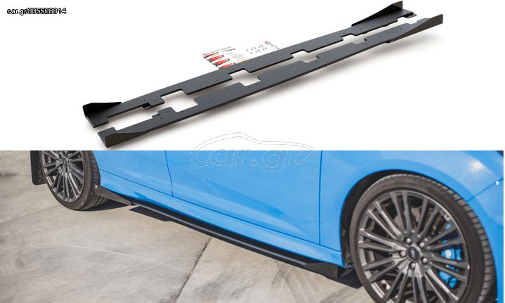 Racing Durability Side Skirts Diffusers + Flaps Ford Focus RS Mk3