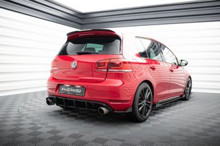 Street Pro Πίσω Πλευρικοί Splitters + Flaps Volkswagen Golf GTI Mk6-thumb-6