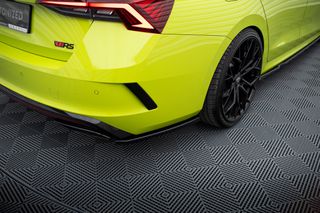Πίσω Πλευρικοί Splitters V.1 Skoda Octavia RS Liftback / Combi Mk4 Facelift