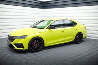 Side Skirts Diffusers V.2 + Flaps Skoda Octavia RS Liftback / Combi Mk4 Facelift-thumb-3