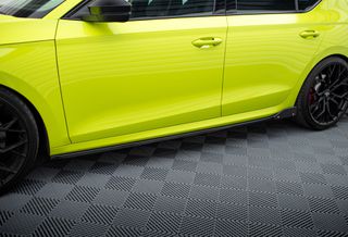 Side Skirts Diffusers V.2 + Flaps Skoda Octavia RS Liftback / Combi Mk4 Facelift