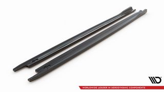 Side Skirts Diffusers V.2 + Flaps Skoda Octavia RS Liftback / Combi Mk4 Facelift-thumb-2