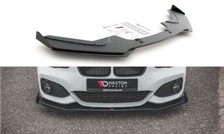 Racing Durability Front Splitter V.3 + Flaps for BMW 1 F20 M-Pack Facelift / M140i