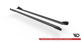 Street Pro Side Skirts Diffusers + Flaps Seat Leon FR Mk4-thumb-2