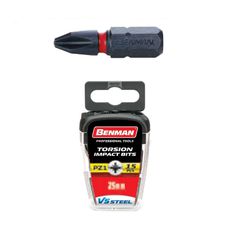 Μύτες σταυρού Benman PZ1 x 25mm 74126 σετ 15τμχ