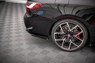 Street Pro Πίσω Πλευρικοί Splitters + Flaps BMW 4 M-Pack G22 / G23 / G22 Facelift / G23 Facelift