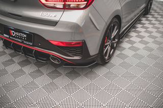 Street Pro Πίσω Πλευρικοί Splitters Hyundai I30 N Hatchback Mk3 Facelift