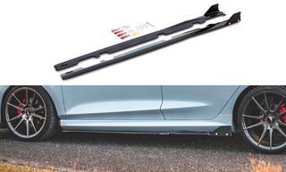 Side Skirts Diffusers V.2 + Flaps Ford Fiesta ST / ST-Line