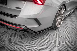 Πίσω Πλευρικοί Splitters V.3 Skoda Octavia RS Liftback / Combi Mk4 Facelift