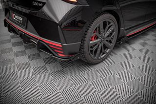 Street Pro Πίσω Πλευρικοί Splitters + Flaps Hyundai I20 N Mk3
