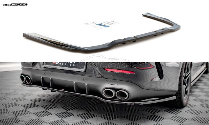 Central Rear Splitter (with vertical bars) Mercedes-AMG CLS 53 C257