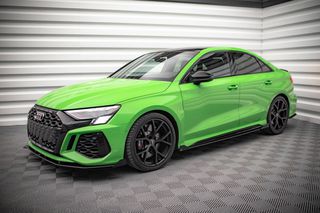 Street Pro Side Skirts Diffusers + Flaps Audi RS3 Sedan 8Y-thumb-1