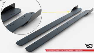 Street Pro Side Skirts Diffusers + Flaps Audi RS3 Sedan 8Y-thumb-5