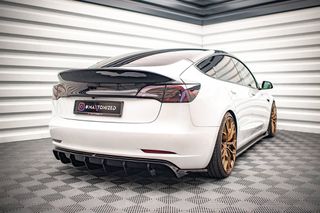 Πίσω Πλευρικοί Splitters V.2 Tesla Model 3-thumb-4