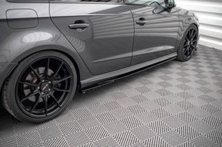 Side Skirts Diffusers V.2 Audi S3 / A3 S-Line Sportback 8V / 8V Facelift
