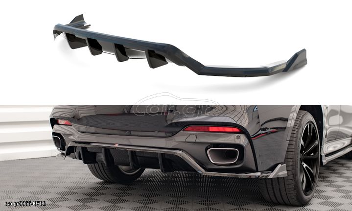 Central Rear Splitter (with vertical bars) BMW X6 M-Pack F16