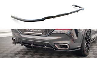 Central Rear Splitter (with vertical bars) V.2 BMW X6 M-Pack G06