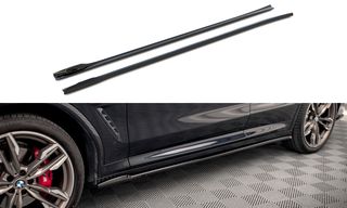 Side Skirts Diffusers V.2  BMW X3 M40d / M40i / M-Pack G01