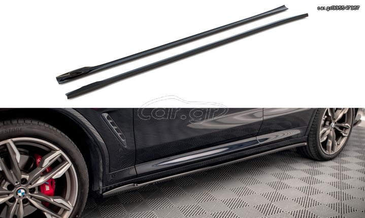 Side Skirts Diffusers V.2  BMW X3 M40d / M40i / M-Pack G01