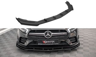 Street Pro Front Splitter + Flaps Mercedes A35 AMG / AMG-Line Aero Pack W177