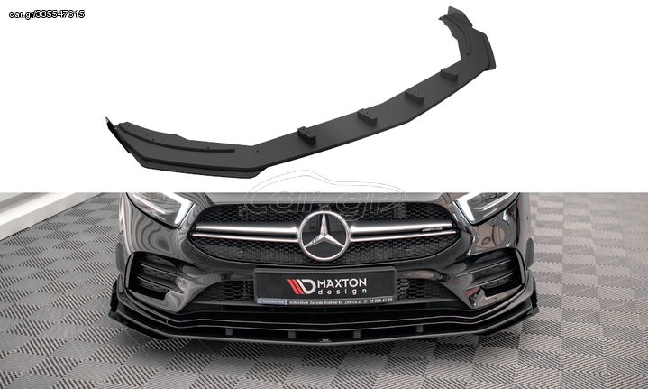 Street Pro Front Splitter + Flaps Mercedes A35 AMG / AMG-Line Aero Pack W177