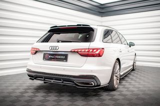 Πίσω Splitter (με κατακόρυφες ράβδους) V.1 Audi A4 S-Line B9 Facelift