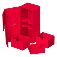 Ultimate Guard Twin Flip`n`Tray 266+ Xenoskin Red-thumb-0