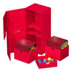Ultimate Guard Twin Flip`n`Tray 266+ Xenoskin Red-thumb-4