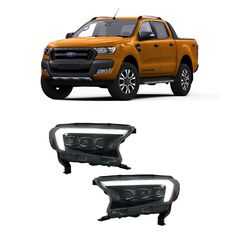 Ford Ranger (T7/T8) 2016+ Εμπρόσθια Φανάρια Led (Kronos)