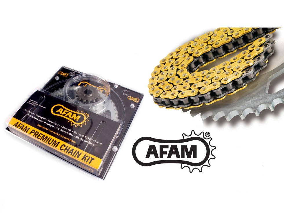 Σετ Αλυσιδογραναζα Afam 525Xmr3 16/38 Std - Std Πισω Γραναζι | Afam