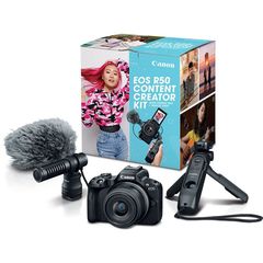 Canon EOS R50 18-45 Content Creator Kit + Επιπλέον Cashback 50€ έως 12 άτοκες δόσεις ή 24 δόσεις