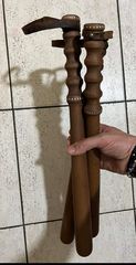 Συλλεκτικά στρατιωτικά γκλοπ της ΕΣΑ επταετίας Παπαδοπούλου. 65€ το τεμάχιο μαζί με τα μεταφορικα