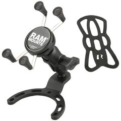 Ram Mounts X-Grip Phone Holder Short Arm Small Gas Tank Base - Large Phones