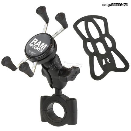 Ram Mounts X-Grip® Short Arm Phone Holder With Large Handlebar Base