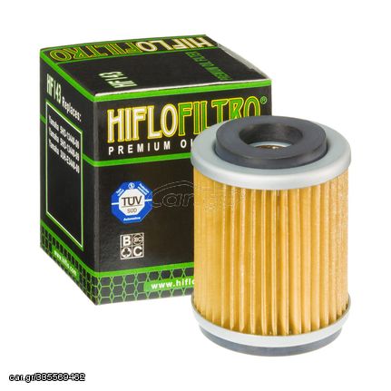 Φιλτρο Λαδιου Hf143 Yamaha Xt125/200/225/350, Tt-R225/230, Tt600, Cygnus 125 | Hiflo Filtro