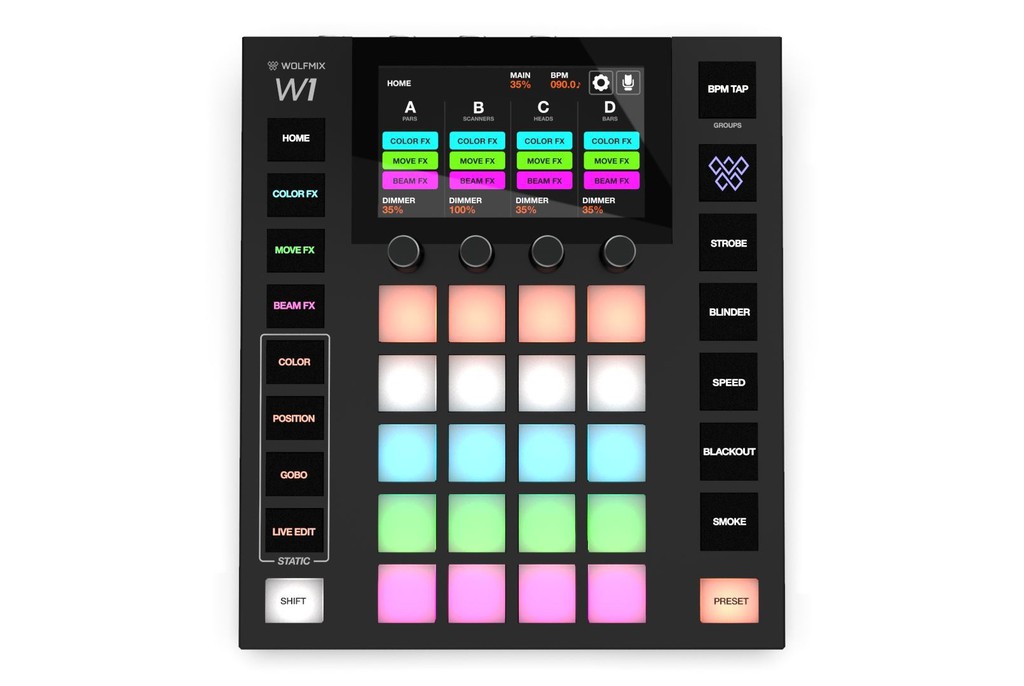 WOLFMIX W1 Standalone DMX Controller - WOLFMIX