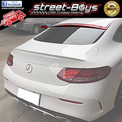 ΑΕΡΟΤΟΜΗ ΠΙΣΩ ΠΑΡΜΠΡΙΖ [AMG TYPE] SPOILER ΟΡΟΦΗΣ MERCEDES BENZ C205 | Street Boys - Car Tuning Shop |-thumb-1
