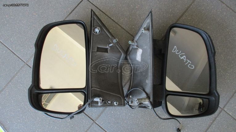 Μηχανικοί καθρέπτες οδηγού-συνοδηγού, γνήσιοι μεταχειρισμένοι, από Fiat Ducato, Peugeot Boxer, Citroen Jumper 2006-2014