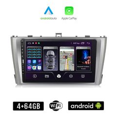 TOYOTA AVENSIS (2009 - 2016) Android οθόνη αυτοκίνητου 4+64GB με GPS WI-FI (ηχοσύστημα αφής 9" ιντσών Apple CarPlay Android Auto 4GB Car Play Youtube Playstore MP3 USB Radio Bluetooth Mirrorlink