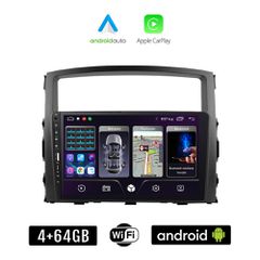 MITSUBISHI PAJERO (2006 - 2013) Android οθόνη αυτοκίνητου 4+64GB με GPS WI-FI (ηχοσύστημα αφής 9" ιντσών Apple CarPlay Android Auto 4GB Car Play Youtube Playstore MP3 USB Radio Bluetooth Mirrorlink ερ