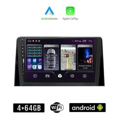 OPEL COMBO (μετά το 2018) Android οθόνη αυτοκίνητου 4+64GB με GPS WI-FI (ηχοσύστημα αφής 9" ιντσών Apple CarPlay Android Auto 4GB Car Play Youtube Playstore MP3 USB Radio Bluetooth Mirrorlink εργ