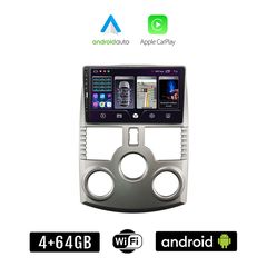 DAIHATSU TERIOS (2006 - 2017) Android οθόνη αυτοκίνητου 4+64GB με GPS WI-FI (ηχοσύστημα αφής 9" ιντσών Apple CarPlay Android Auto 4GB Car Play Youtube Playstore MP3 USB Radio Bluetooth Mirrorlink