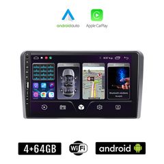 OPEL CarPlay Android Auto 4+64GB για CORSA C D ASTRA H G VECTRA ZAFIRA ANTARA MERIVA οθόνη αυτοκίνητου με GPS Bluetooth WI-FI Youtube (ηχοσύστημα αφής 9" ιντσών Apple 4GB Car Play Playstore MP3 U