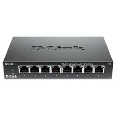 8-Port Fast Ethernet Unmanaged Desktop Switch D-LINK DES-108